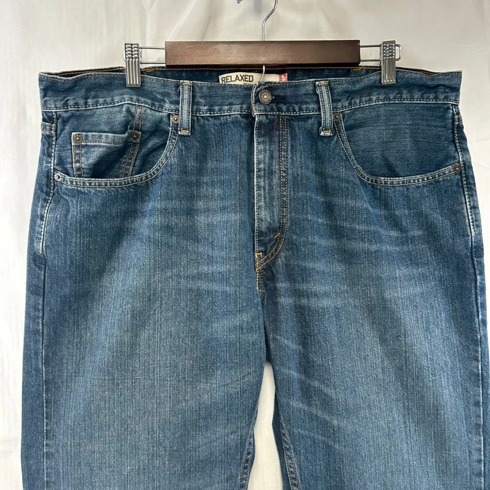 Levi's 559 Relaxed Straight Jeans Mens 38x34 Blue 100% Cotton Denim